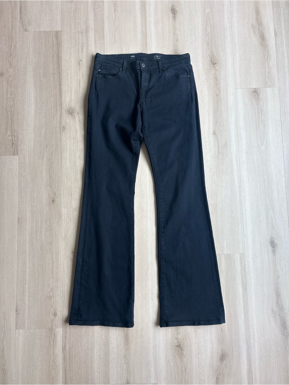 AG Adriano Goldschmied Angel Bootcut Black Jeans size 32R